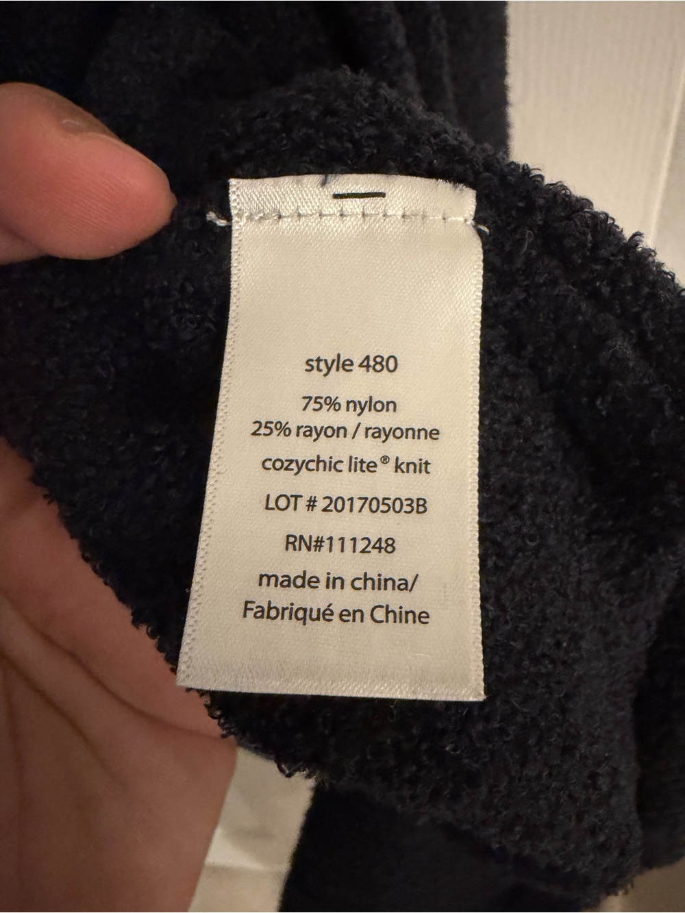 Barefoot Dreams CozyChic Cardigan Charcoal Gray XS/S - Picture 5 of 7
